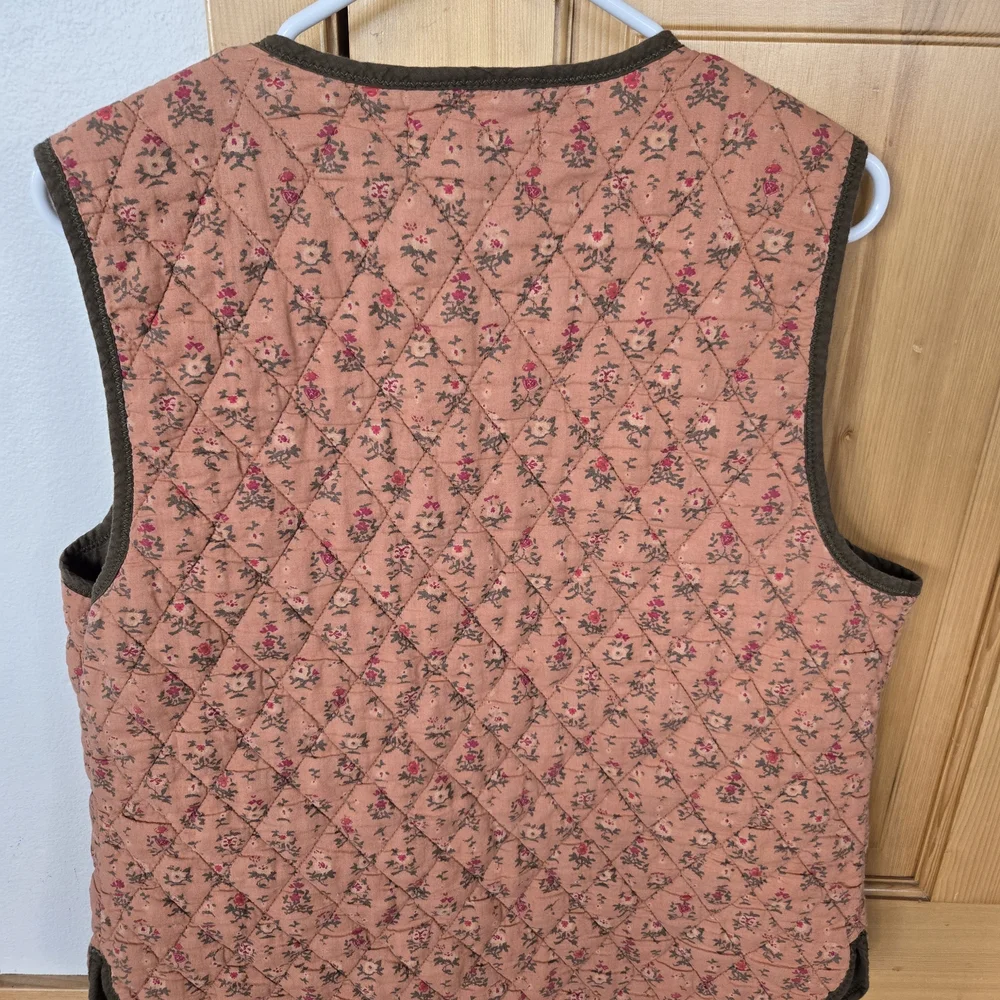 Free People Claudine Floral Quilted Vest - Picture 2 of 4